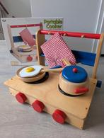 Opbouwbaar houten kookeiland met pannen en spiegelei, Ophalen of Verzenden