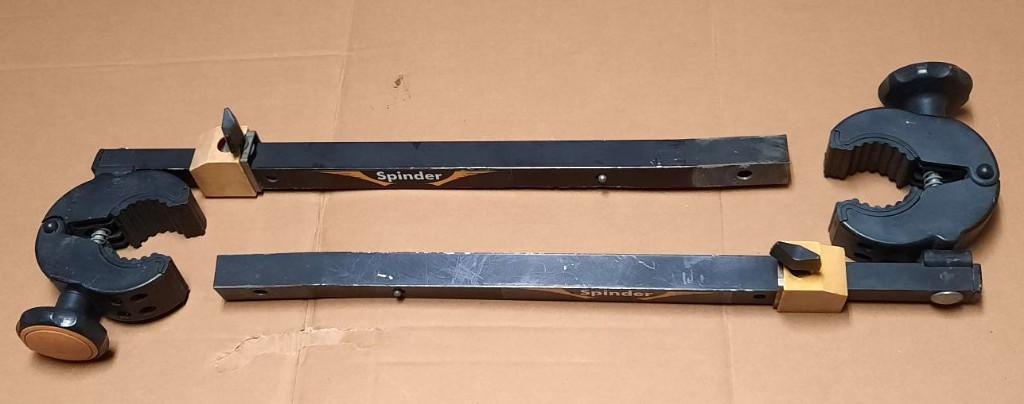 Spinder Hawk fietsendrager onderdelen frame klem +rail, Elektrische fiets, Ophalen of Verzenden, Zo goed als nieuw, Fietsendrager-accessoire