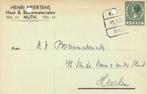 Henri Meertens, Nuth - 01.1933 - briefkaart - 1933 geschreve, Ophalen of Verzenden, Briefkaart