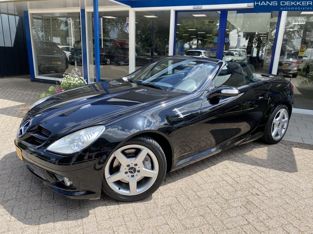Mercedes-Benz SLK SLK350 350 (bj 2007, automaat), Auto's, Automaat, Gebruikt, Cabriolet, Zwart