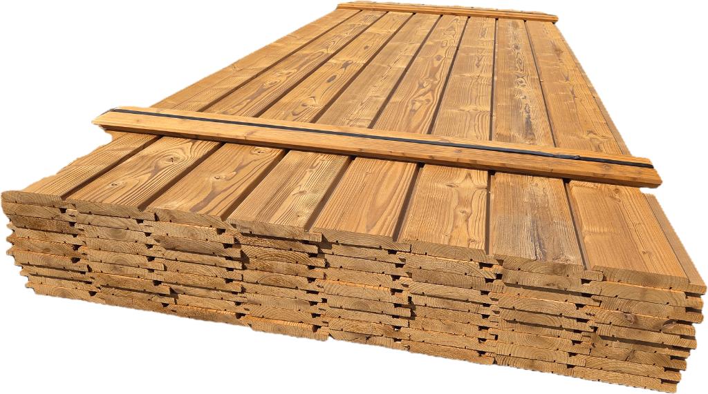 24.3 m2 rabat hout / Channelsiding - nr: TP10, Tuin en Terras, Palen, Balken en Planken, Ophalen, Nieuw, 250 cm of meer, Planken