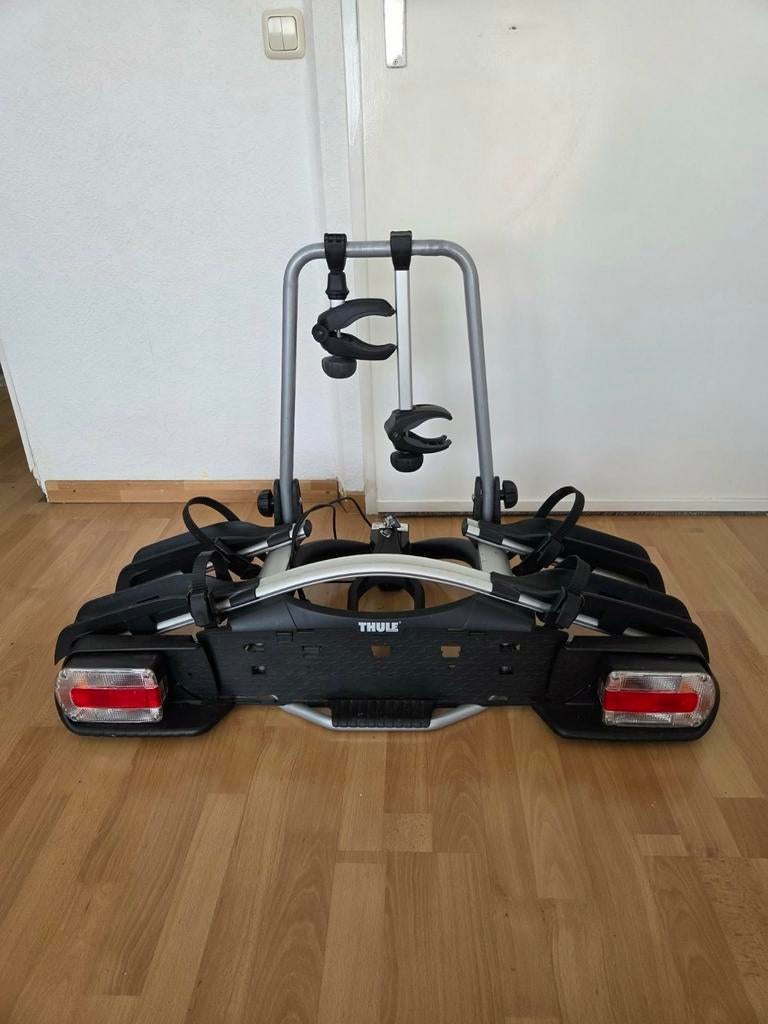 Thule Euroway 921 fietsendrager+Kantelbaar voor 2 fietsen, Auto diversen, Fietsendragers, Zo goed als nieuw, Trekhaakdrager, 2 fietsen