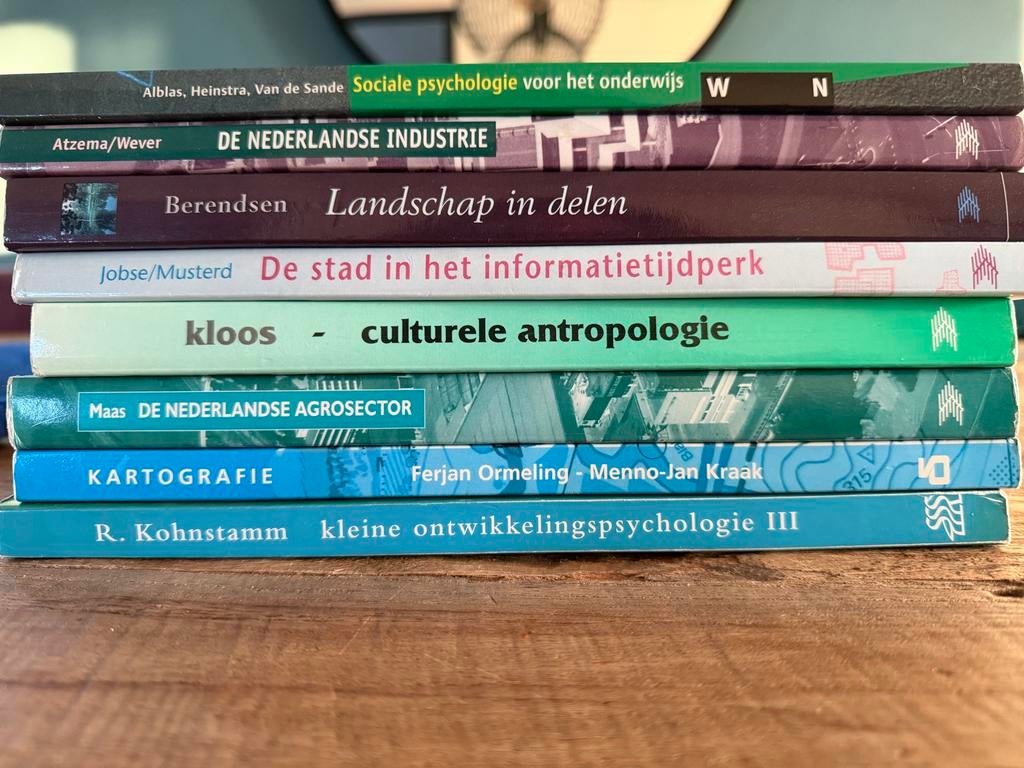 Aardrijkskunde Studieboeken: Geografie, Boeken, Ophalen, Alpha, Gelezen, Overige niveaus