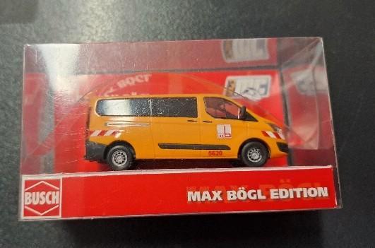 Ford Transit Custom Bus Max Bögl, Hobby en Vrije tijd, Modeltreinen | H0, Nieuw, Overige typen, Gelijkstroom of Wisselstroom, Overige merken