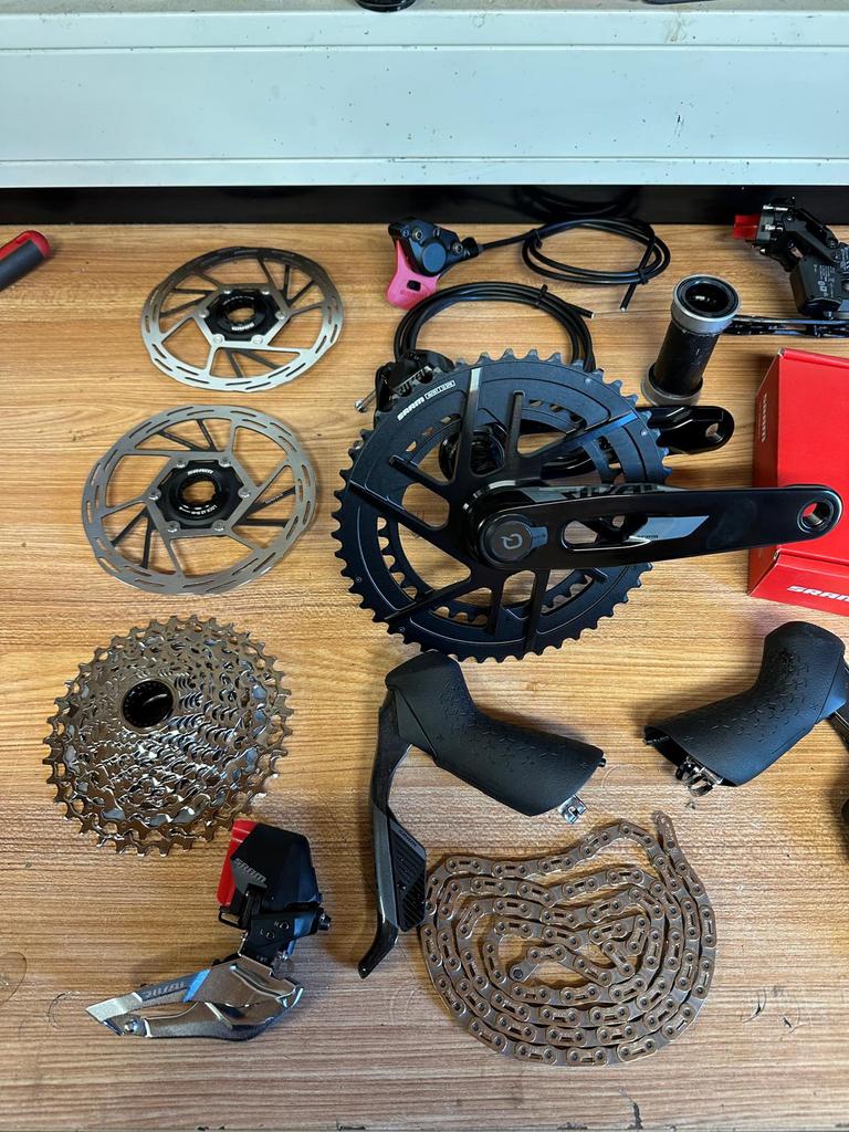 Sram Rival E1 2x12 AXS groepset met powermeter NIEUW!, Compliance@sram.com, Sram, Paasbosweg 16, Nijkerk, Nieuw