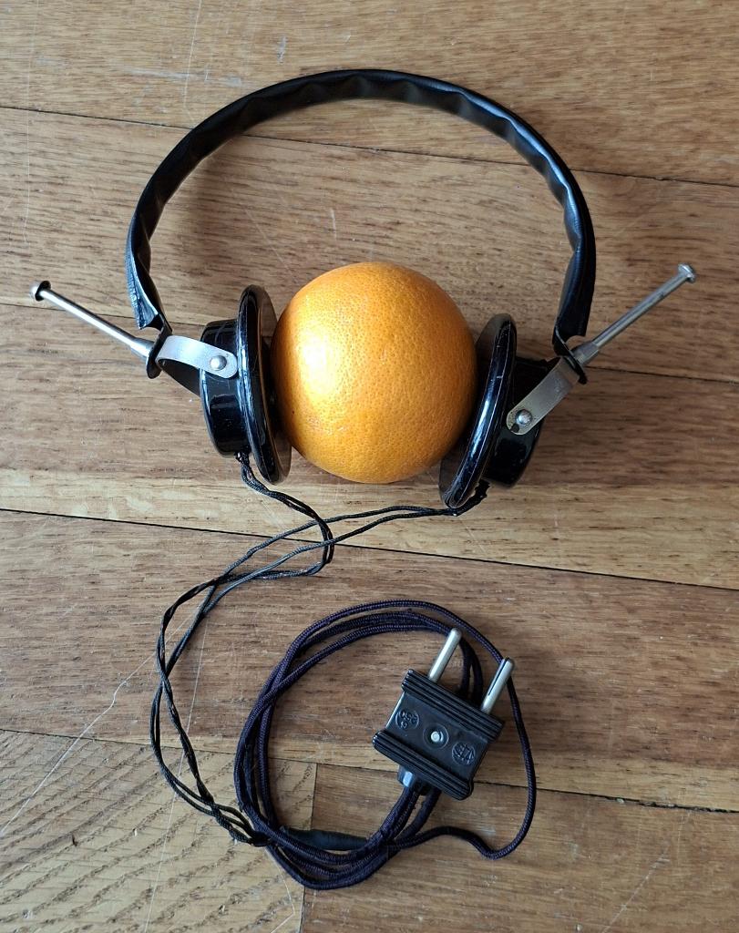 Royal koptelefoon, totaal 4000 Ohm, origineel, vintage, izgs, Audio, Tv en Foto, Koptelefoons, Ophalen of Verzenden, Gebruikt