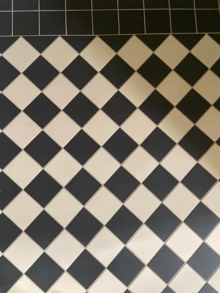 Winckelmans 10x10 super blanc en noir, Keramiek, Nieuw, Minder dan 20 cm, Minder dan 5 m²