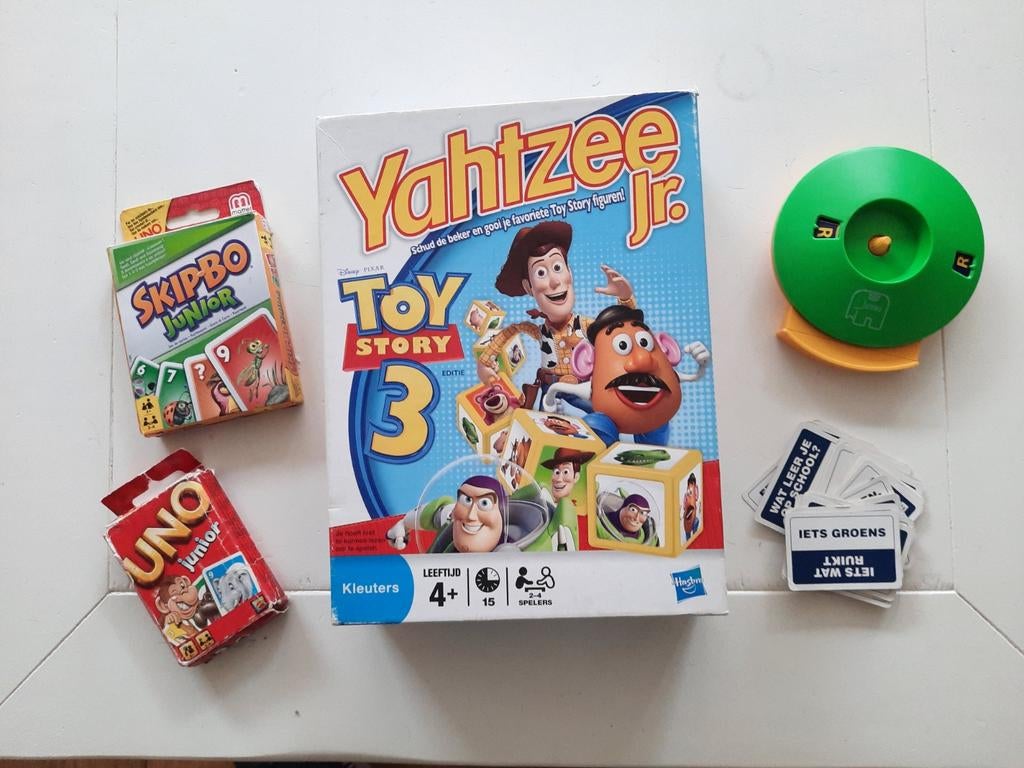 Junior spelletjes 4 stuks, Ophalen of Verzenden