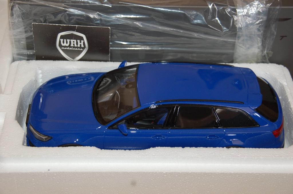 1:18 AUDI RS6 AVANT C7 blue GT spirit GT719 WRH, Hobby en Vrije tijd, Modelauto's | 1:18, Verzenden, Zo goed als nieuw, Auto, Overige merken