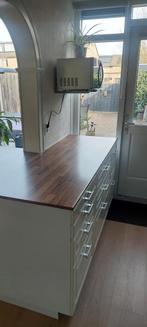 Keukeneiland wit, IKEA Maximera, Huis en Inrichting, Ophalen, Gebruikt, Wit, Hout