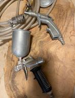 Glazuurspuit, Slang 9,5 meter & Luchtspuit - Set, Ophalen of Verzenden, Gebruikt