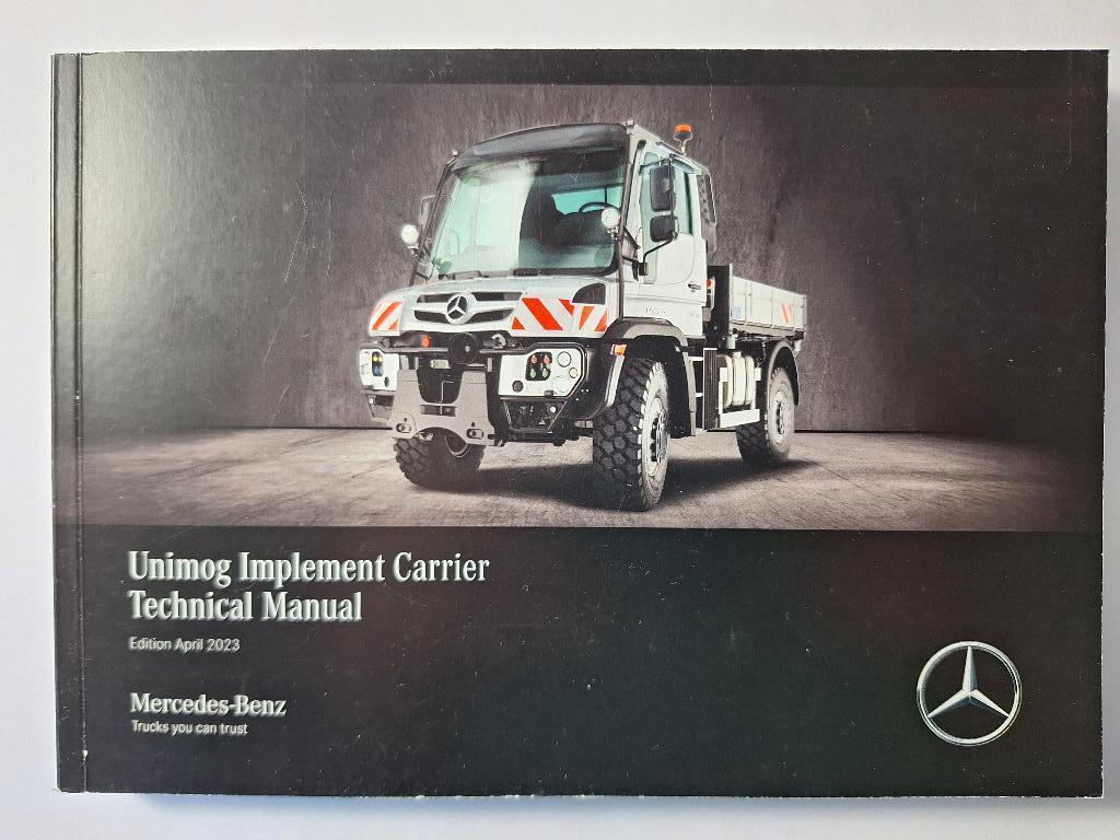 Mercedes Unimog Implement Carrier Technical Manual 2023, Ophalen of Verzenden, Zo goed als nieuw, Mercedes