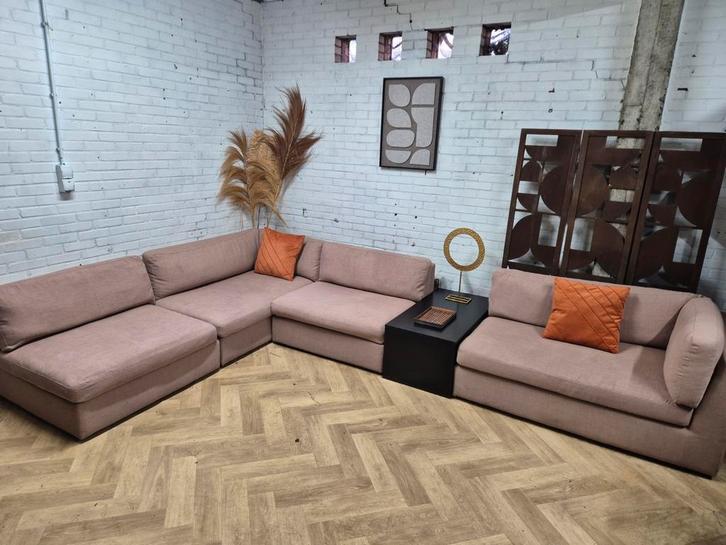 Hoekbank | Montel | Elementen, Huis en Inrichting, Banken | Bankstellen, Stof, Ophalen of Verzenden