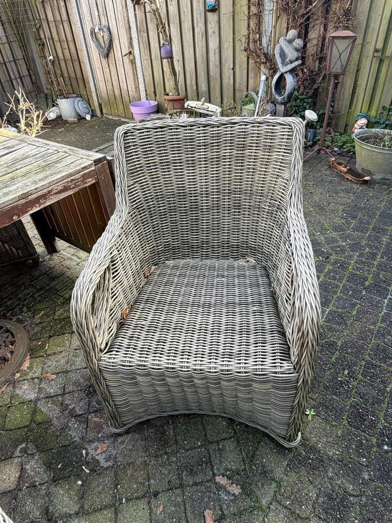 tuinstoel van wicker, Tuin en Terras, Tuinstoelen, Ophalen, Gebruikt, Wicker
