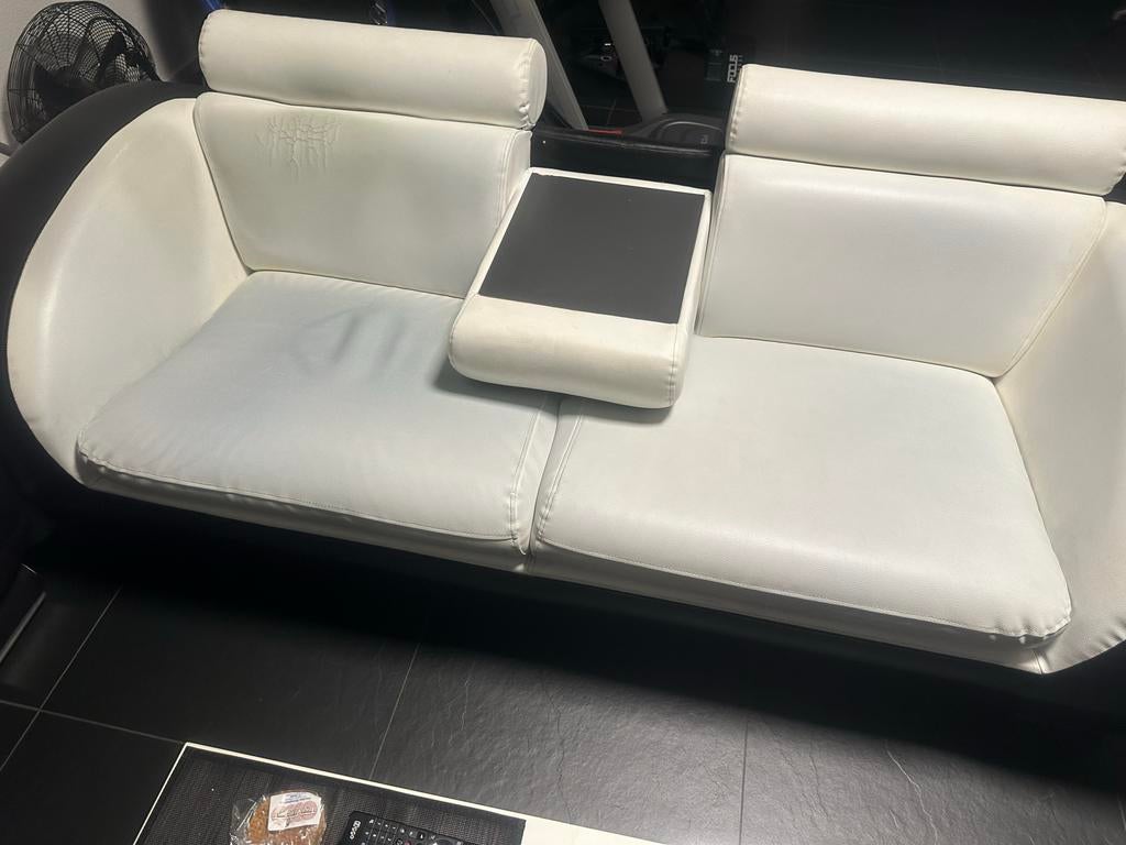 Gratis op te halen 2&3zitsbank, Ophalen, Kunststof, Gebruikt, Tweepersoons