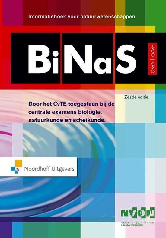 BiNaS, ISBN 9789001817497, VWO, Scheikunde, Ophalen of Verzenden, Gelezen