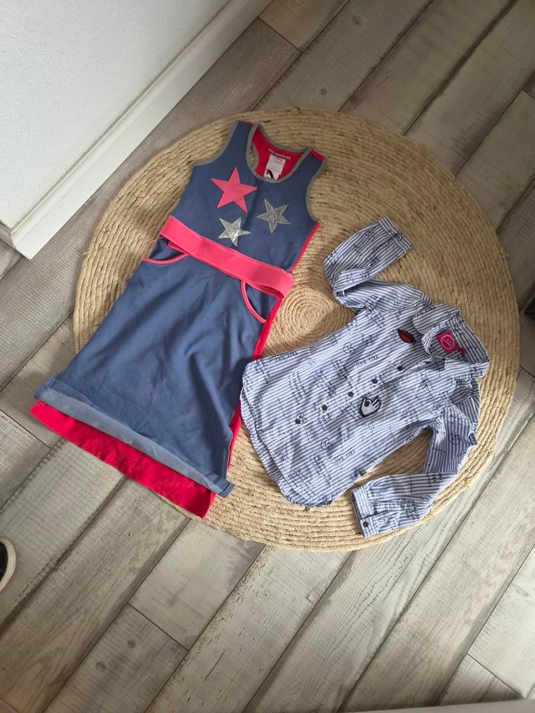 Lovestation jurk en Jubel blouse maat 104, Kinderen en Baby's, Kinderkleding | Maat 104, Ophalen of Verzenden