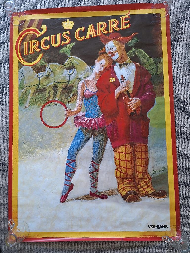 Circus poster., Ophalen of Verzenden, Zo goed als nieuw