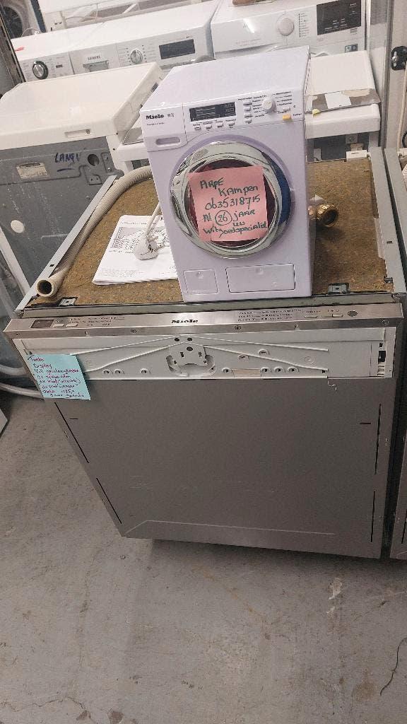 Miele voll geintergr inb vaatwasser  vanaf 325 TURBO Arpe, Ophalen, Minder dan 10 liter, Refurbished, Inbouw