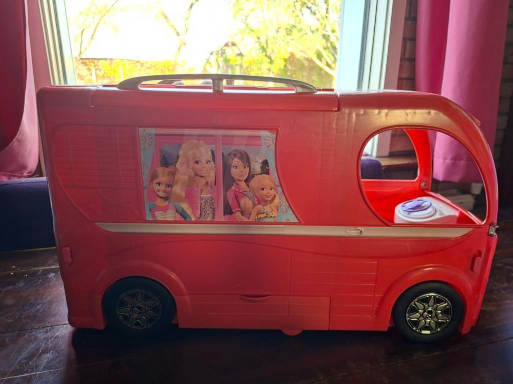 Barbie Camper met accessoires, Ophalen of Verzenden, Gebruikt, Meisje