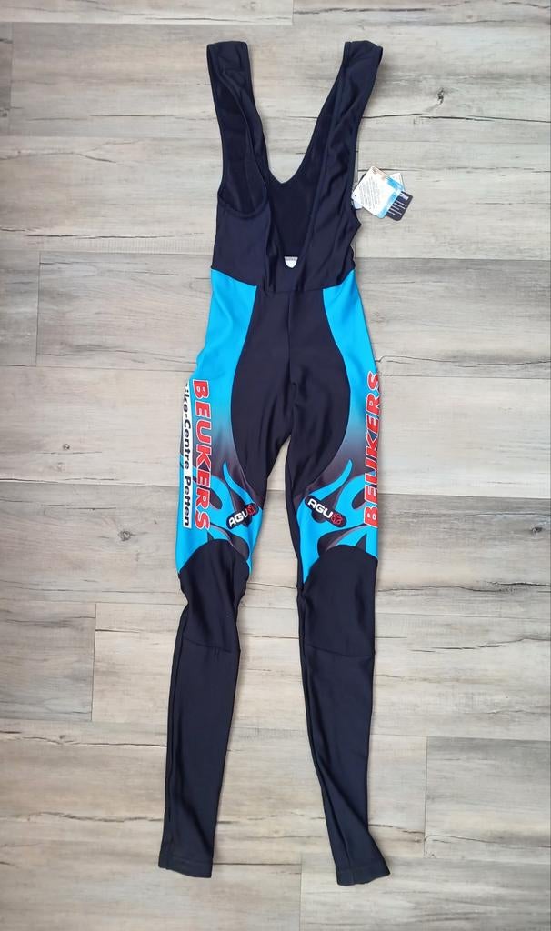 Nieuwe Agu lange fietsbroek / wielrennerspak XXS, Fietsen en Brommers, Fietsaccessoires | Fietskleding, XXS, Kinderen, Nieuw, AGU