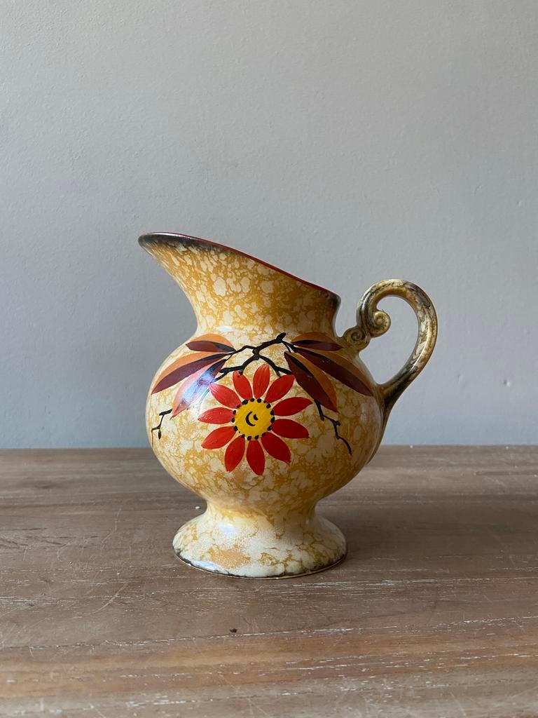 Vintage Art Deco Ditmar Urbach Kan - Jaren '30 Tsjechoslowak, Antiek en Kunst, Antiek | Vazen, Ophalen of Verzenden