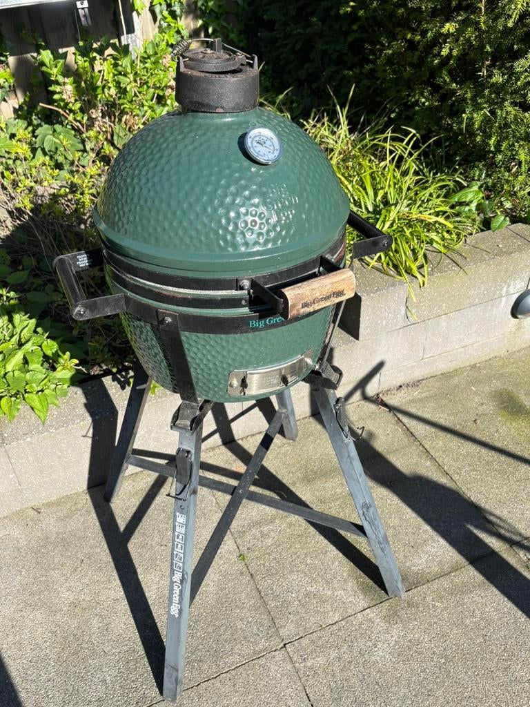 Big Green Egg MiniMax incl onderstel, Tuin en Terras, Houtskoolbarbecues, Ophalen, Zo goed als nieuw