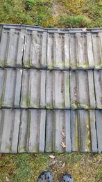 GRATIS Teeuwen Dakpannen, zwart, ca. 12m2, Doe-het-zelf en Verbouw, Ophalen, Steen of Klei, Zwart, Dakpannen