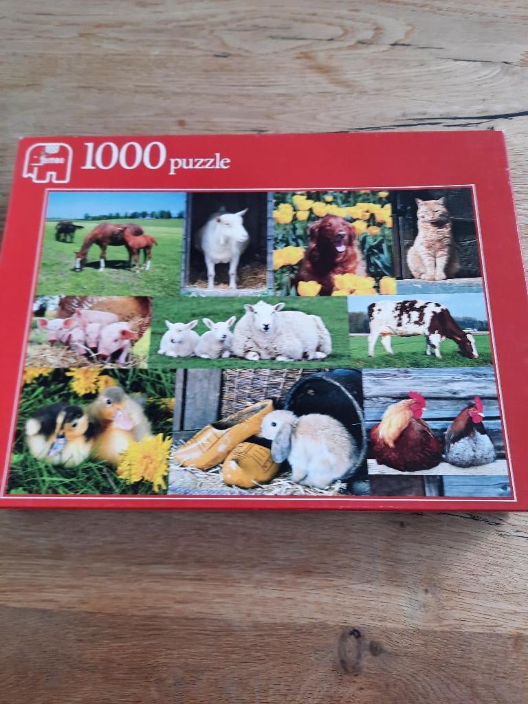 legpuzzel, Ophalen, 500 t/m 1500 stukjes, Zo goed als nieuw, Legpuzzel