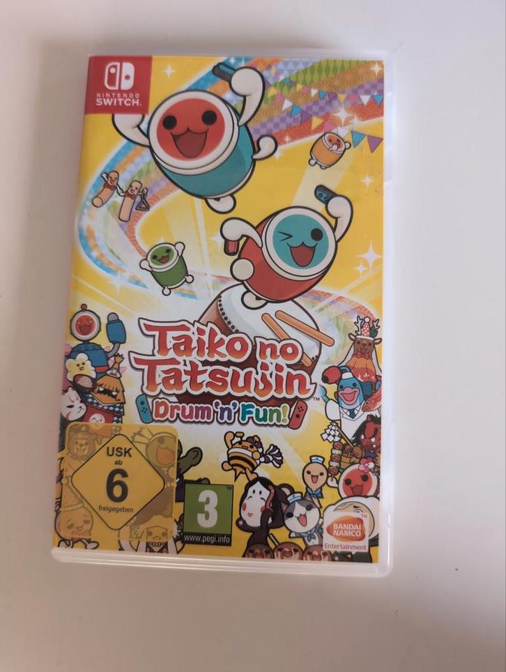 Taiko no Tatsujin: Drum ‘n’ Fun! Bundle, Spelcomputers en Games, Games | Nintendo Switch, Zo goed als nieuw, Muziek, 1 speler