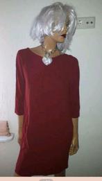 Vanilia Rood Jurkje Crespo sleeve obi  Maat 38, Maat 38/40 (M), Vanilia, Ophalen of Verzenden, Zo goed als nieuw