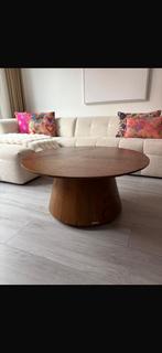 Salontafel Colmore rond hout nieuw, Ophalen, 50 tot 100 cm, Rond, Zo goed als nieuw
