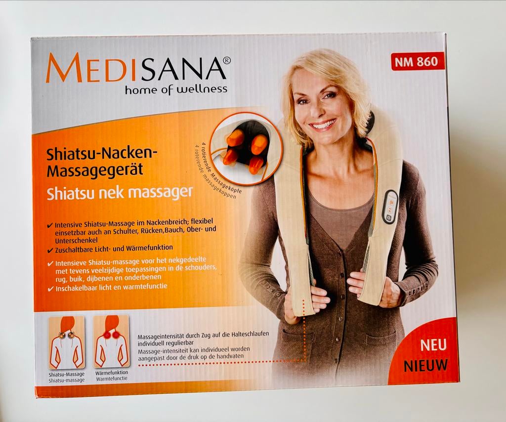 Medisana Nekmassageapparaat - Nieuw in Verpakking, Ophalen of Verzenden, Nieuw, Apparaat