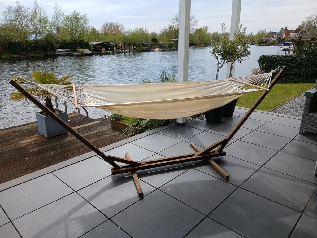 Hangmat compleet, Ophalen, Zo goed als nieuw