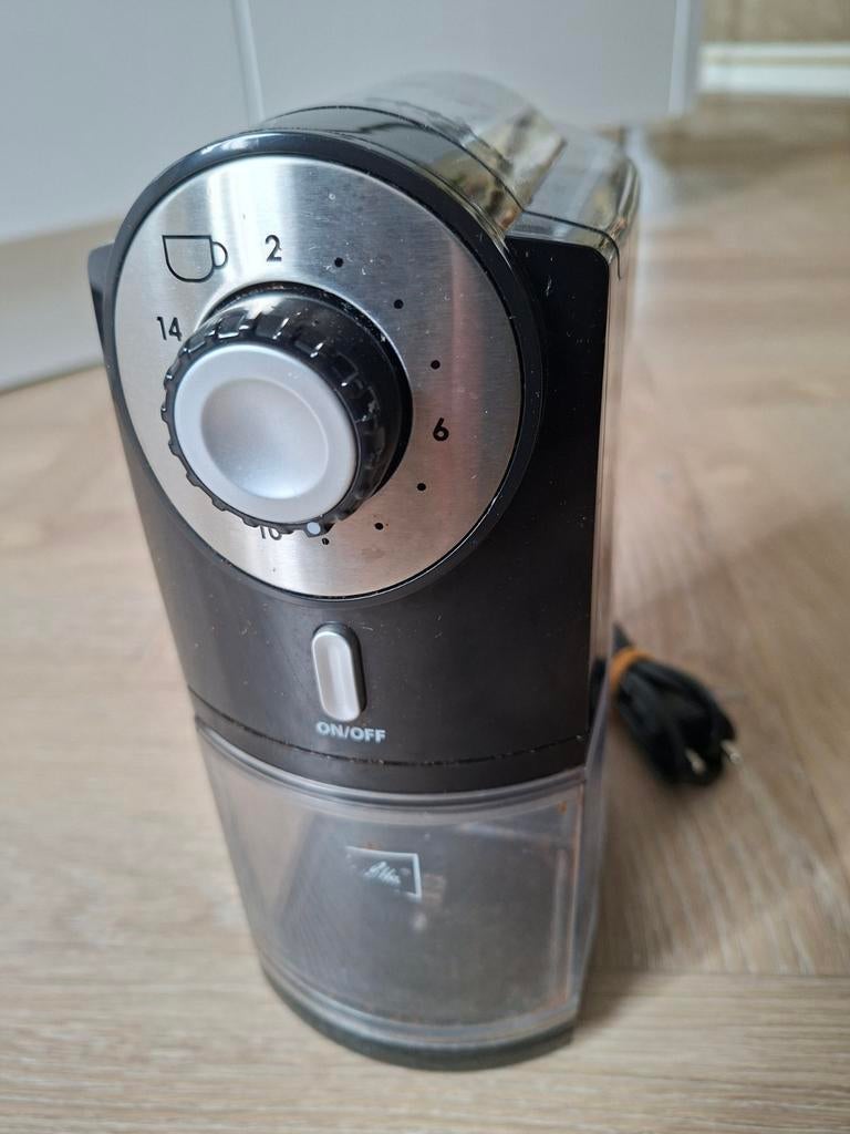 Melitta Molino Koffiemolen - Zwart, Gebruikt, Overige modellen, 10 kopjes of meer, Koffiebonen