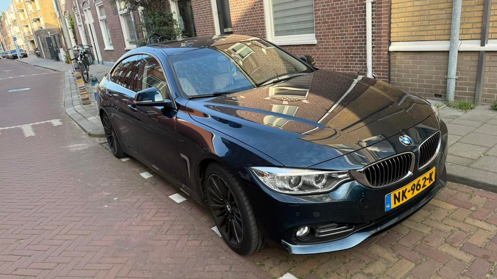 BMW 4-Serie 2.0 430I Gran Coupe Xdrive AUT 2017 Blauw, Achterwielaandrijving, Beige, Blauw, Particulier