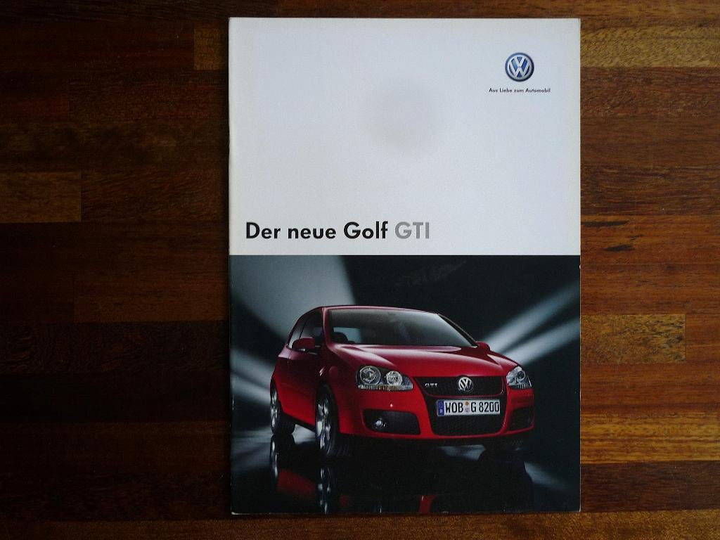Volkswagen Golf GTI (2004/2005, Duits), Boeken, Ophalen of Verzenden, Nieuw, Volkswagen