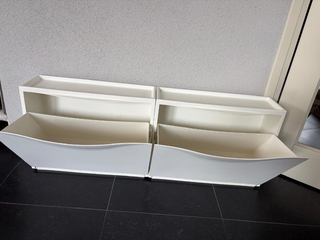 IKEA TRONES schoenenkasten, Ophalen, Zo goed als nieuw, Wit, Kunststof