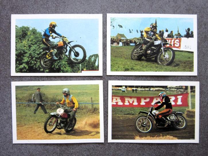 40 oude verzamelplaatjes crossmotoren cross motor speedway, Verzamelen, Automerken, Motoren en Formule 1, Gebruikt, Motoren, Ophalen of Verzenden