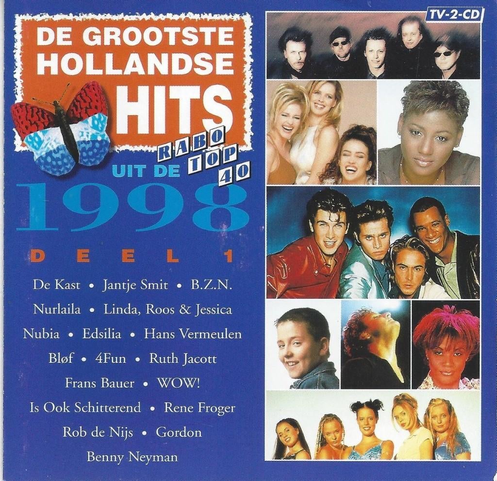 De Grootste Hollandse Hits uit de Top 40 van 1998, Cd's en Dvd's, Ophalen of Verzenden, Nieuw in verpakking, Nederlandstalig