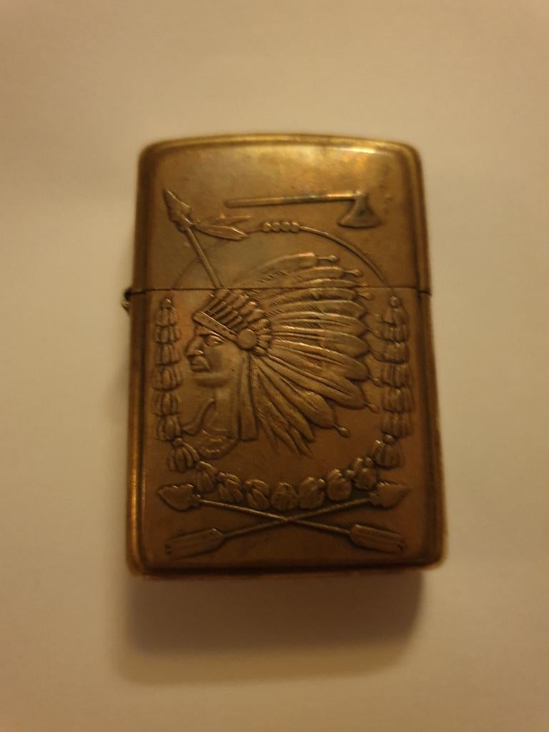 ZIPPO 1997 BARRETT SMYTHE INDIAN CHIEF, Ophalen, Gebruikt, Aansteker