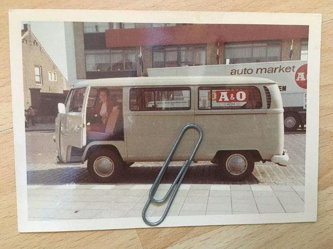 originele foto volkswagen bus, Ophalen of Verzenden, Zo goed als nieuw, Volkswagen