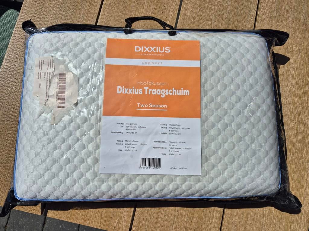 Nieuw Dixxius traagschuim hoofdkussen van Swiss Sense
€ 30, Huis en Inrichting, Eenpersoons, Wit, Nieuw, Ophalen of Verzenden