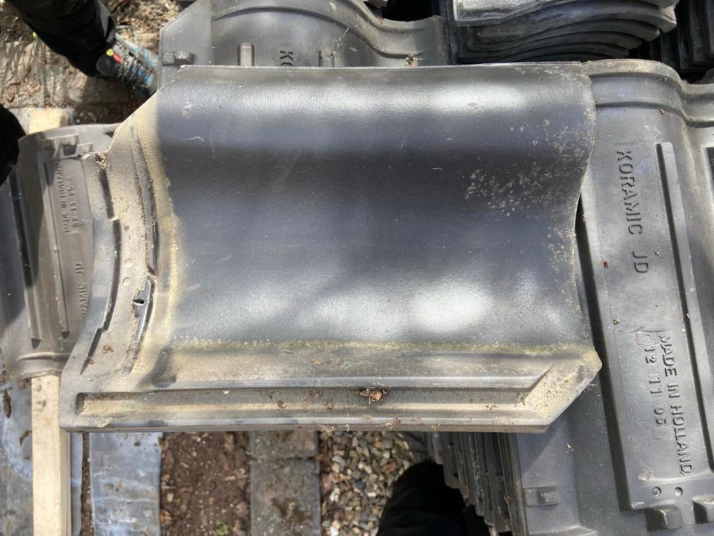 Dakkapellen Koramic JD dakpannen - Snel beschikbaar!, Gebruikt, Steen of Klei, Zwart, Ophalen of Verzenden