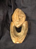 Shona Abstract gezicht sculptuur/ Serpentijn/ Zimbabwe, Ophalen of Verzenden
