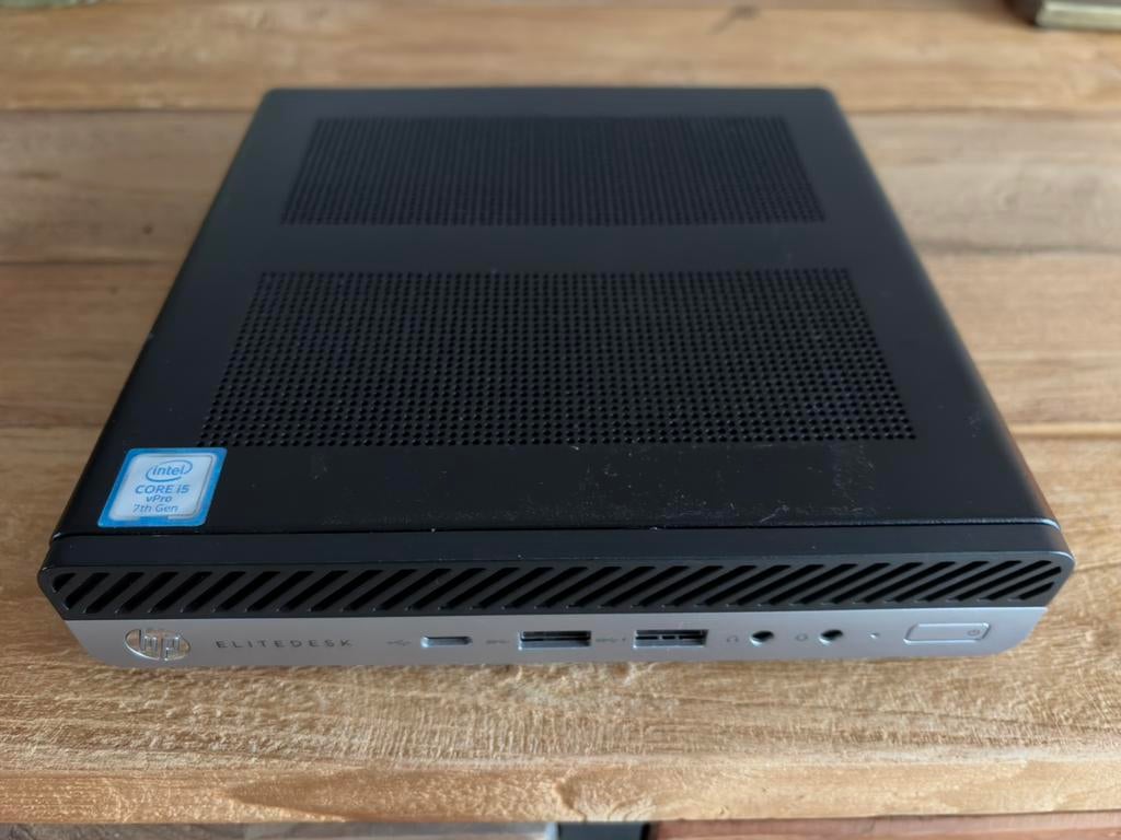 HP Elitedesk 800 G3 Mini PC USFF i5-7500T 8GB 256GB SSD W11, Gebruikt, 2 tot 3 Ghz, HP, Ophalen of Verzenden