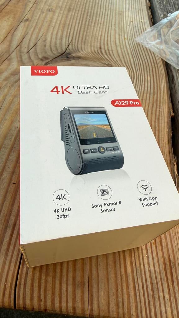 Viofo A129 Pro 4K dashcam, Ophalen of Verzenden, Zo goed als nieuw