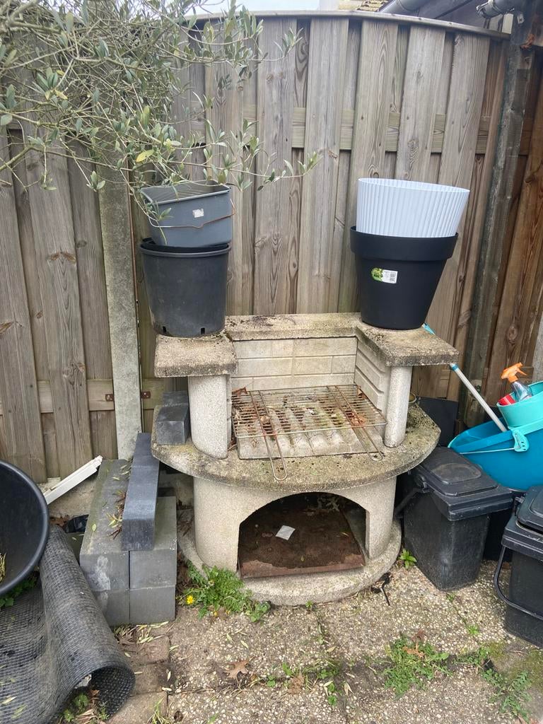 Bbq beton, Ophalen of Verzenden, Zo goed als nieuw