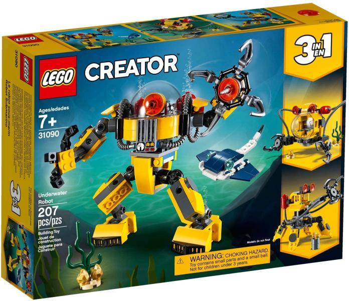 Lego Creator 3in1 31090 Onderwaterrobot, Kinderen en Baby's, Speelgoed | Duplo en Lego, Nieuw, Lego, Complete set, Compleet, Ongeopend/sealed
