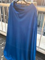 Klassieke knalblauwe lange rok (Caroline Biss) en shirt, Ophalen, Blauw, Maat 36 (S), Gedragen